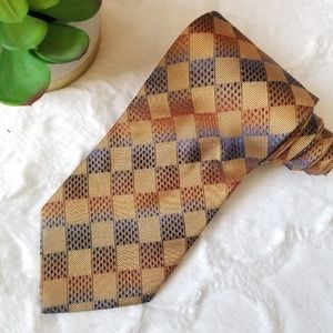 3/$25 Pronto Uomo Geometric Design Neck Tie
